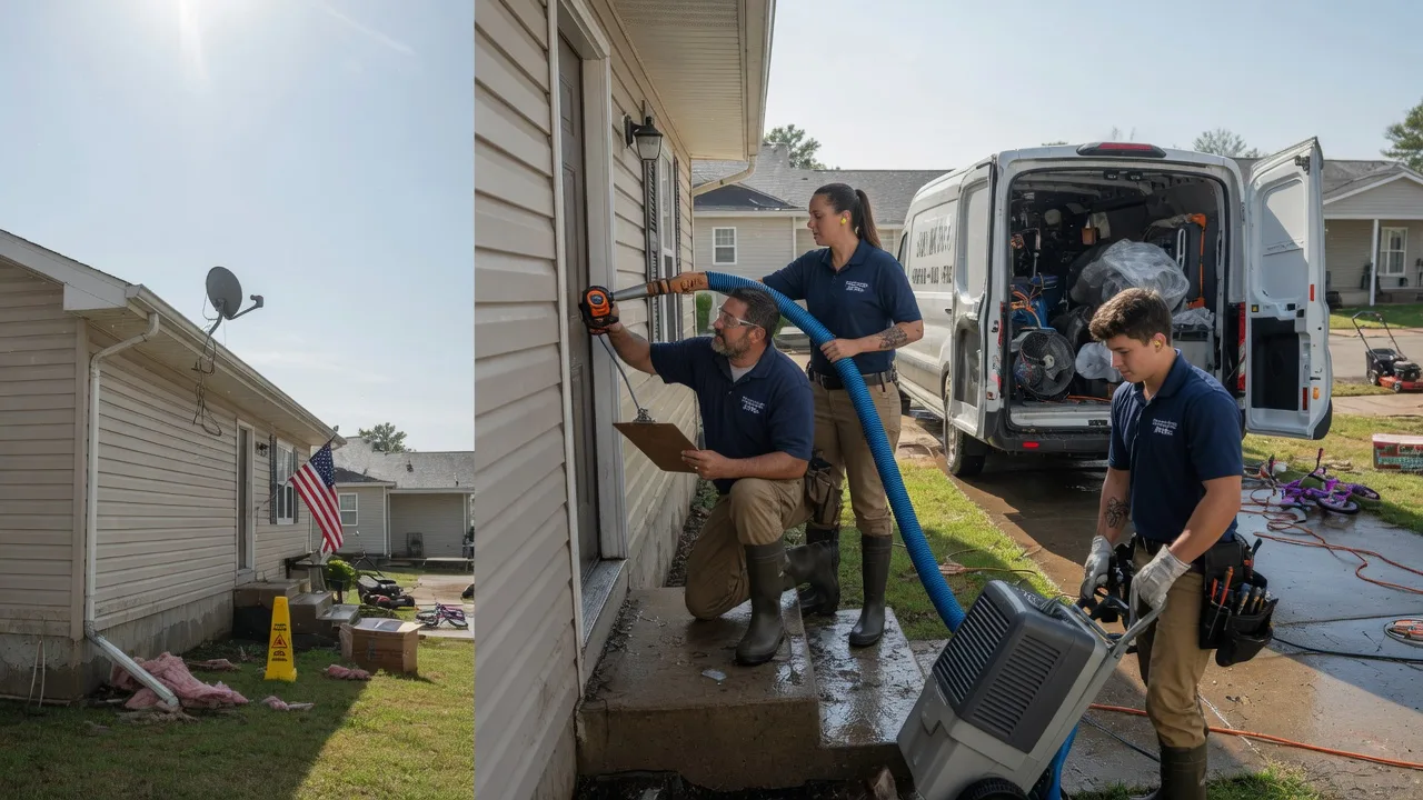 Ceiling Water Damage Restoration in Gile, WI near me